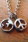 World Peace Charm Necklace